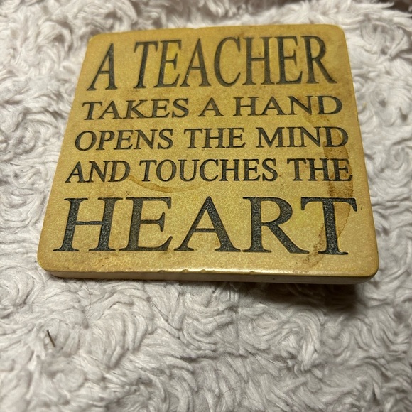 Inspirational Teacher Coaster - Picture 1 of 9